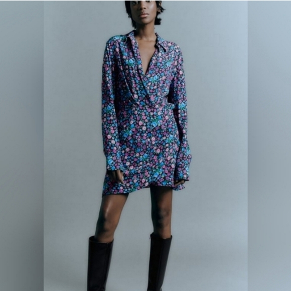 🆕️ Zara Floral Collar Dress